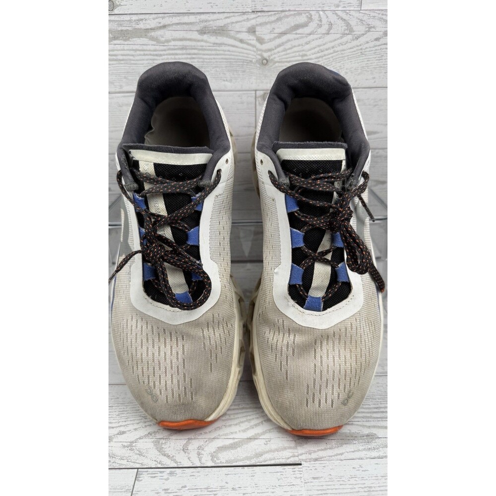 On Running Cloudmonster Frost White Blue Cobalt Mens US 8.5 Athletic Shoes #441 - Picture 3 of 7